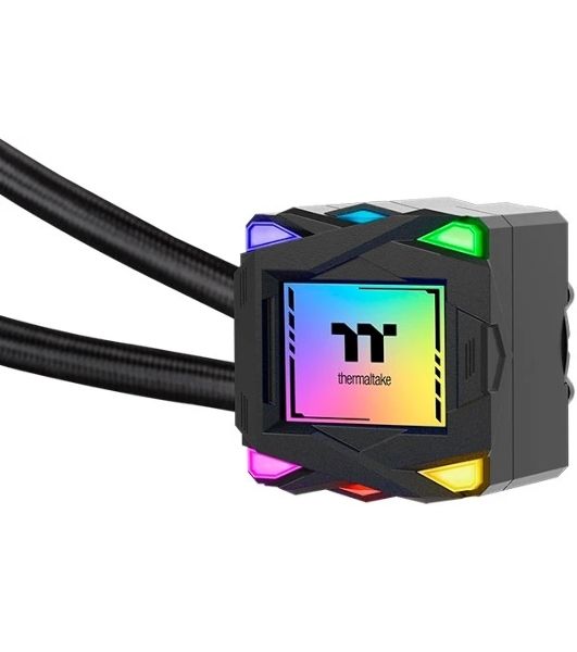 Система жидкостного охлаждения Thermaltake LA360 ARGB Soc-AM5/AM4/1200/1700/1851 черный 4-pin 38.35dB Al+Cu Ret (CL-W459-PL12SW-A)