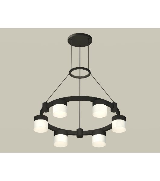 Светильник Ambrella light XR92051204/6 SBK/FR черный песок/белый матовый GX53  (A9205, C9232, N8402)