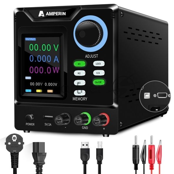 Лабораторный блок питания Amperin AI-D300.1RS 300V, 1A