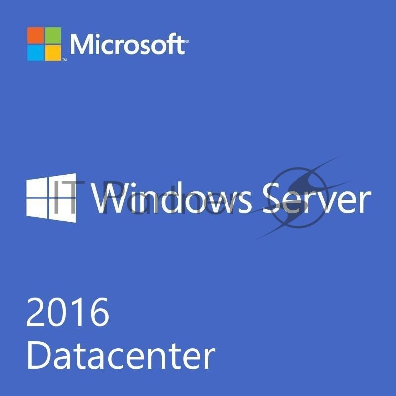 Операционная система лицензия OEM WIN SVR DATACTR 2016 RUS 64B 1PK DSP 16CR MS