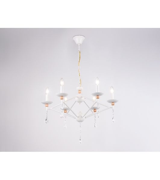 Светильник Ambrella light TR9596/6 WH белый E14/6 max 40W D660*880