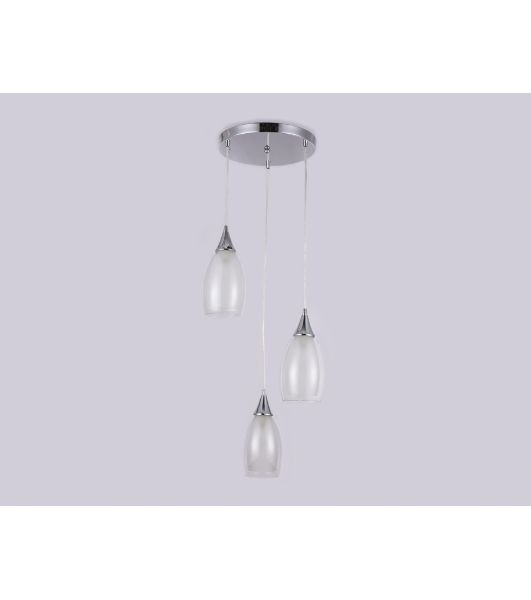 Светильник Ambrella light TR3548/3 CH/CL хром/прозрачный E14 max 40W 370*130*1000