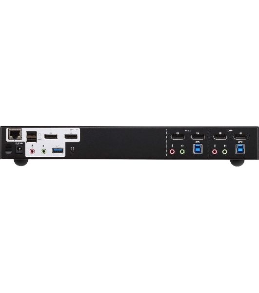 2-Поротовый USB3.0 4K DisplayPort Dual Display KVM переключатель 2-Port USB3.0 4K DisplayPort Dual Display KVM switch