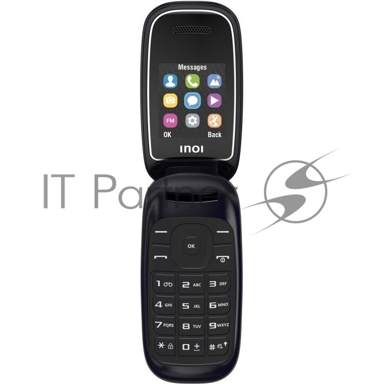 Мобильный телефон INOI 108R Black 32/64Mb, черный