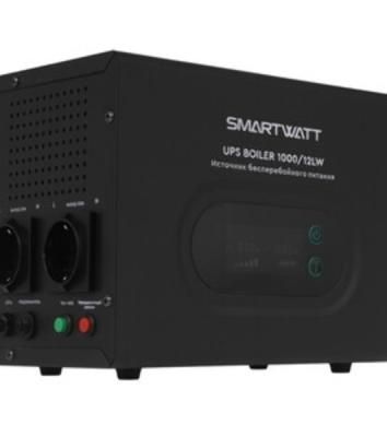 Источник бесперебойного питания Smartwatt Boiler 1000/12LW 600Вт 1000ВА черный