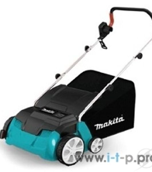Газонокосилки Makita UV3200 Скарификатор, 1300Вт,32см,3500об\мин,5уров(-10+10мм),30л,нож-фреза,12кг,кор