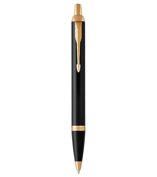 Ручка шариковая Parker IM Core K321 (CW1931666) Black GT, M, синие чернила, подарочная коробка