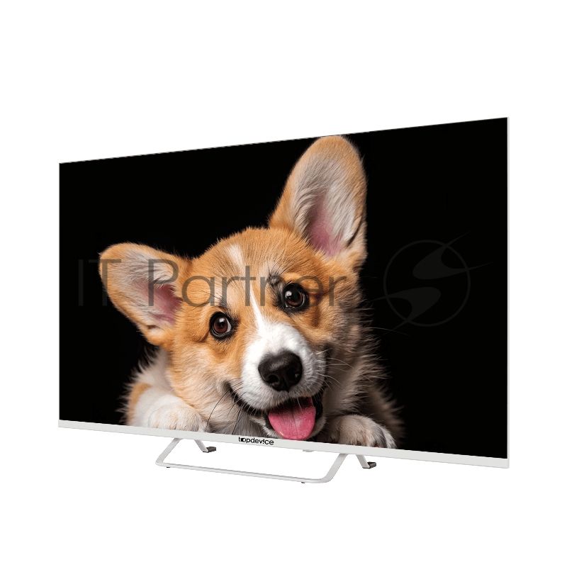 Телевизор TopDevice 43" TDTV43CS03U_WE белый UHD Smart YaOS 1 5Gb 8Gb