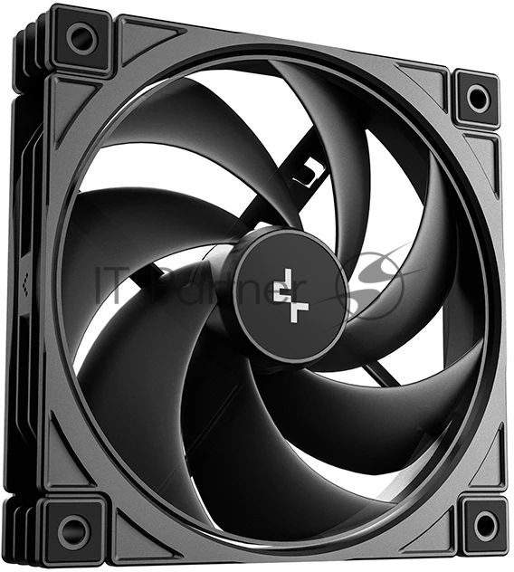 Вентилятор корпусной DeepCool FD12 V2 (3 шт.), 120 мм, 500-2500 об/мин, 32.32-35.66 дБ, 4 pin PWM, без подсветки