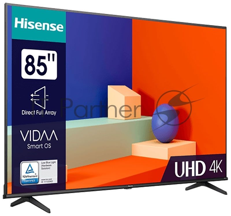 Телевизор Hisense 85" 85A6K черный LED UHD 60Hz Smart