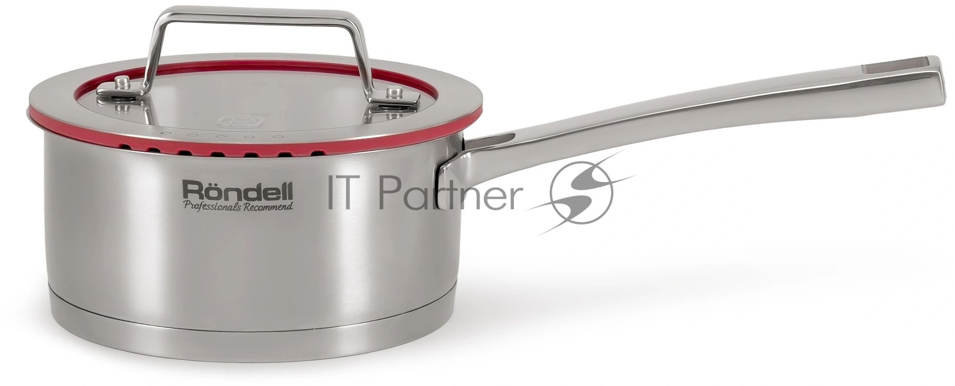 Ковш Rondell Verter RDS-2028 1.3л. d=16см (с крышкой) стальной
