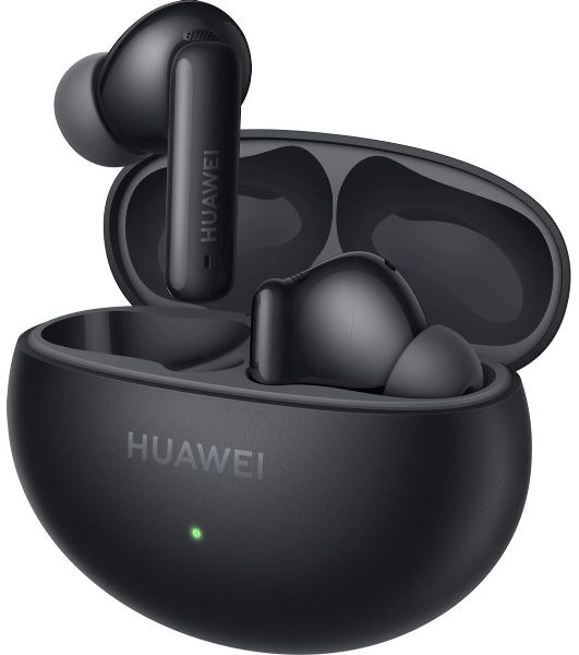 Наушники TWS Huawei FreeBuds 6i (Orca-T100) черный, внутриканальные, Bluetooth, активное шумоподавление, до 8 ч