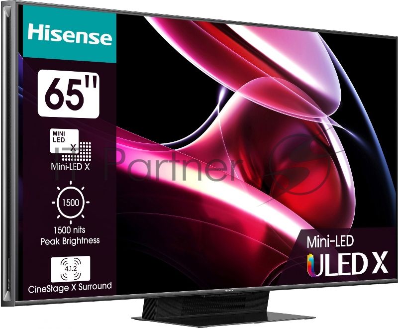 Телевизор Hisense 65" 65UXKQ черный Mini-Led UHD 120Hz Smart