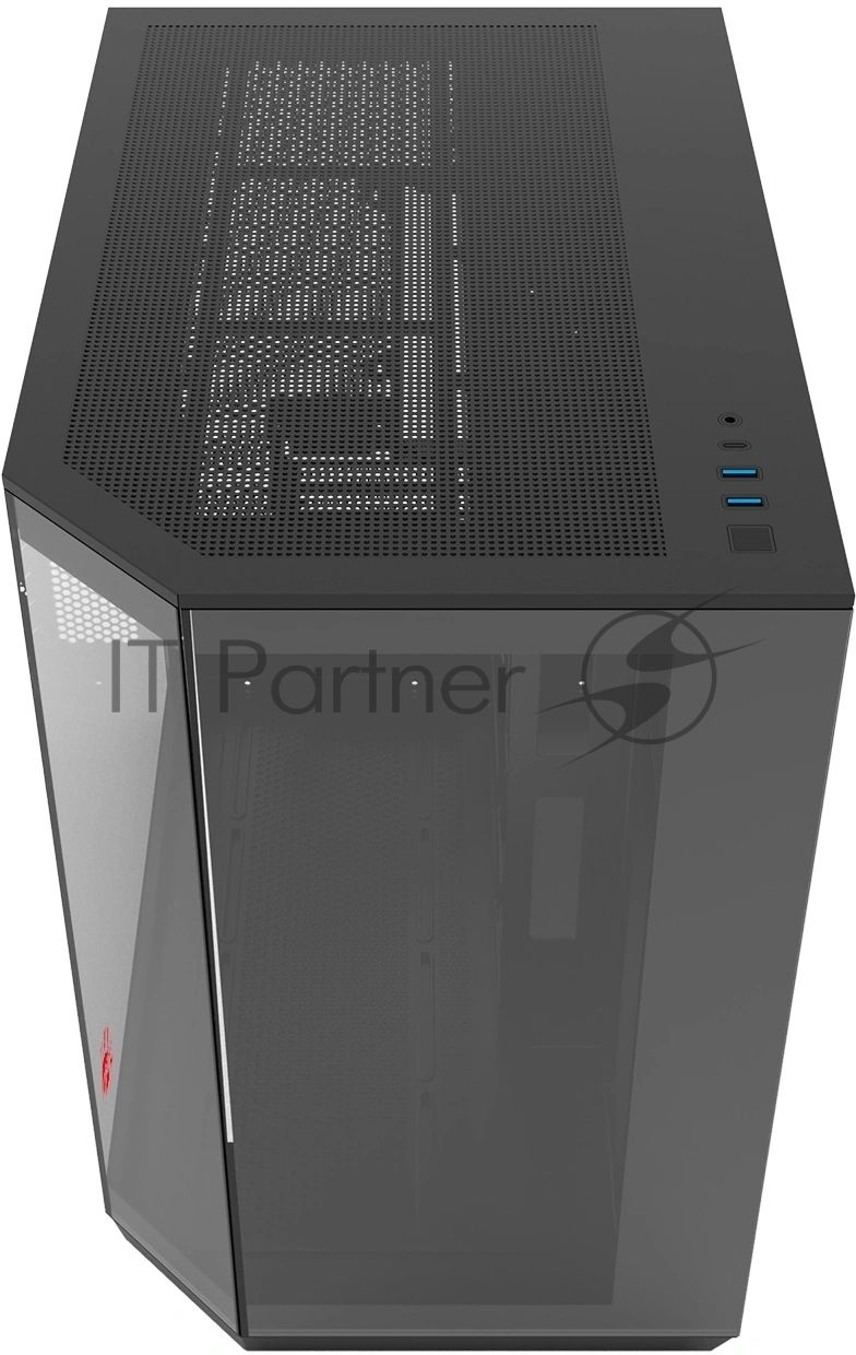 Компьютерный корпус Bloody BD-CC109 черный без БП ATX 10x120мм 2xUSB3.0 audio