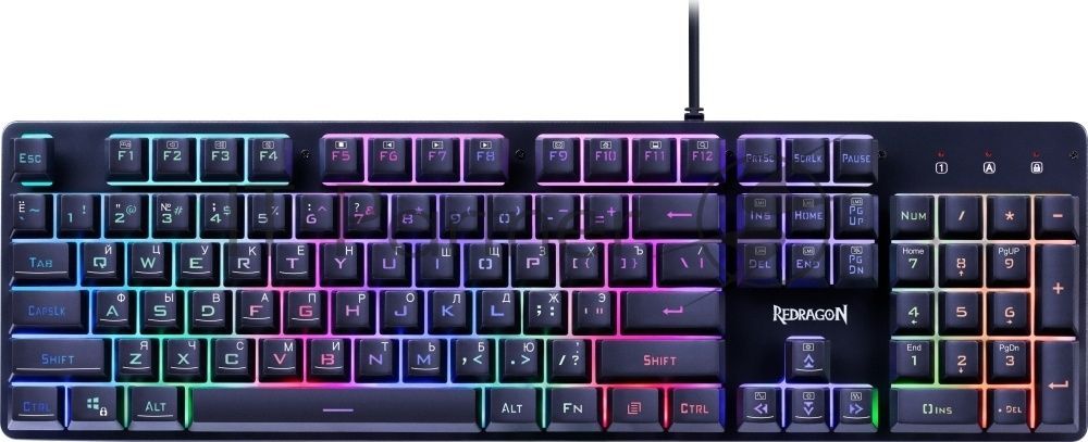 Клавиатура Redragon Nagato проводная, USB Type-A, чёрный