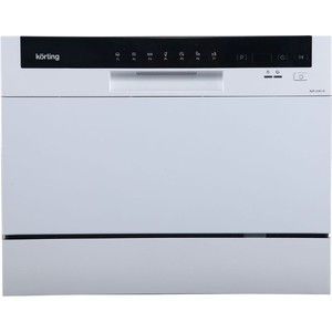 Посудомоечная машина Korting KDF 2050 W, белый, 55 см, 6 компл., 49 дБ, класс A+