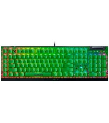 Клавиатура Razer BlackWidow V4 X Green Switch Minecraft Edition проводная, USB Type-A, зеленый