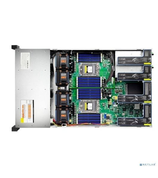 Серверная платформа Gooxi SR201-D12RE 2u 12 bay platform with expander backplane, based on AMD 7003 ; 2x 2.5" rear SAS/SATA; 2x 2.5" rear NVMe ; RAID 9460-8i 4G +BBU, 2xPCIe 4.0x16; 4xPCIe 4.0x8 ; RAIL kits; 2x1300W psu EU power cables