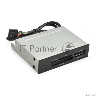 Кард-ридер ExeGate CR-415/черный/CF/SD/MMC/MS/MS Duo/MS Pro/T-Flash/USB 2.0/металл