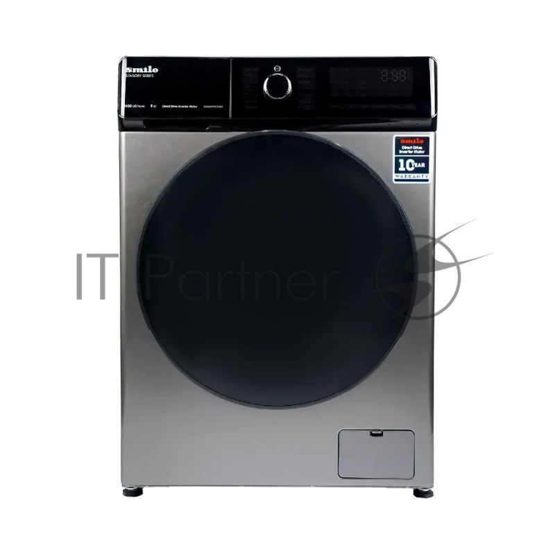 Стиральная машина Smile SWMSW9DG1400 серый, загрузка фронтальная 9 кг, 1400 об/мин, класс: А+++
