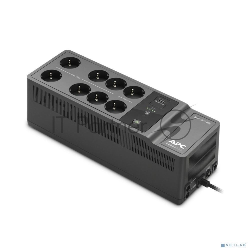 Источник бесперебойного питания APC Back-UPS BE650G2-GR/650ВА/400Вт/8xCEE 7 (евророзетка)