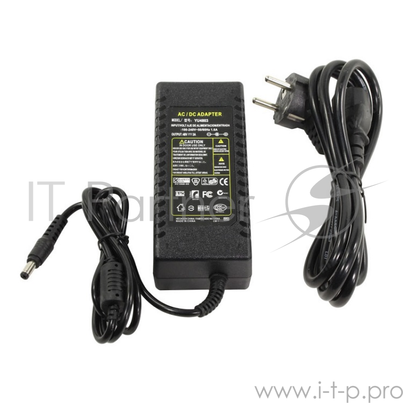 Коммутатор PoE 4 порта 10/100Mbps SWP-7504POE/2P 4xPoE+1xUplink RJ45, IEEE 802.3af, мощность 15.4 Вт на порт, БП 52В/1.25А, настенный крепеж в ком