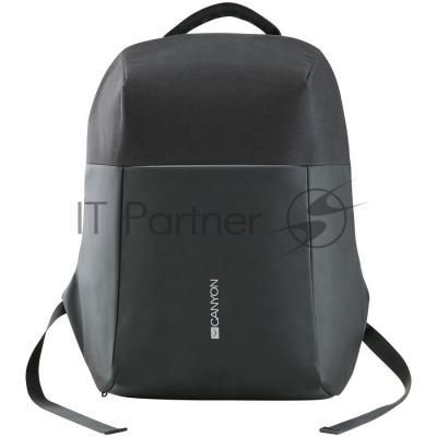Рюкзак Anti-theft backpack for 15.6"-17" laptop, material 900D glued polyester and 600D polyester, black, USB cable length0.6M, 400x210x480mm, 1kg,capacity 20L