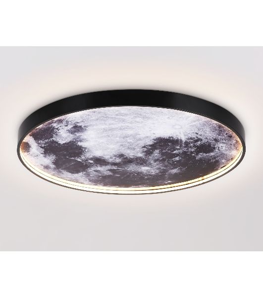 Настенно-потолочный светодиодный светильник Ambrella light FW11114 BK черный 38W LED 3000-6400K D600*38