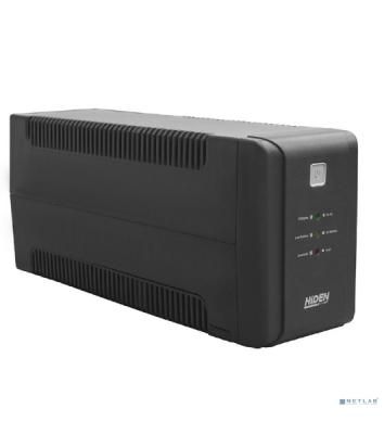 Источник бесперебойного питания HIDEN EXPERT ULS800E 800ВА/480Вт Линейно-интерактивный,2xSchuko LED, USB, встроенный АКБ 1x12B/9Ач УТ-00002466