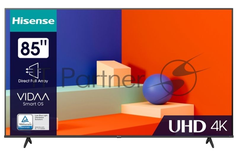 Телевизор Hisense 85" 85A6K черный LED UHD 60Hz Smart