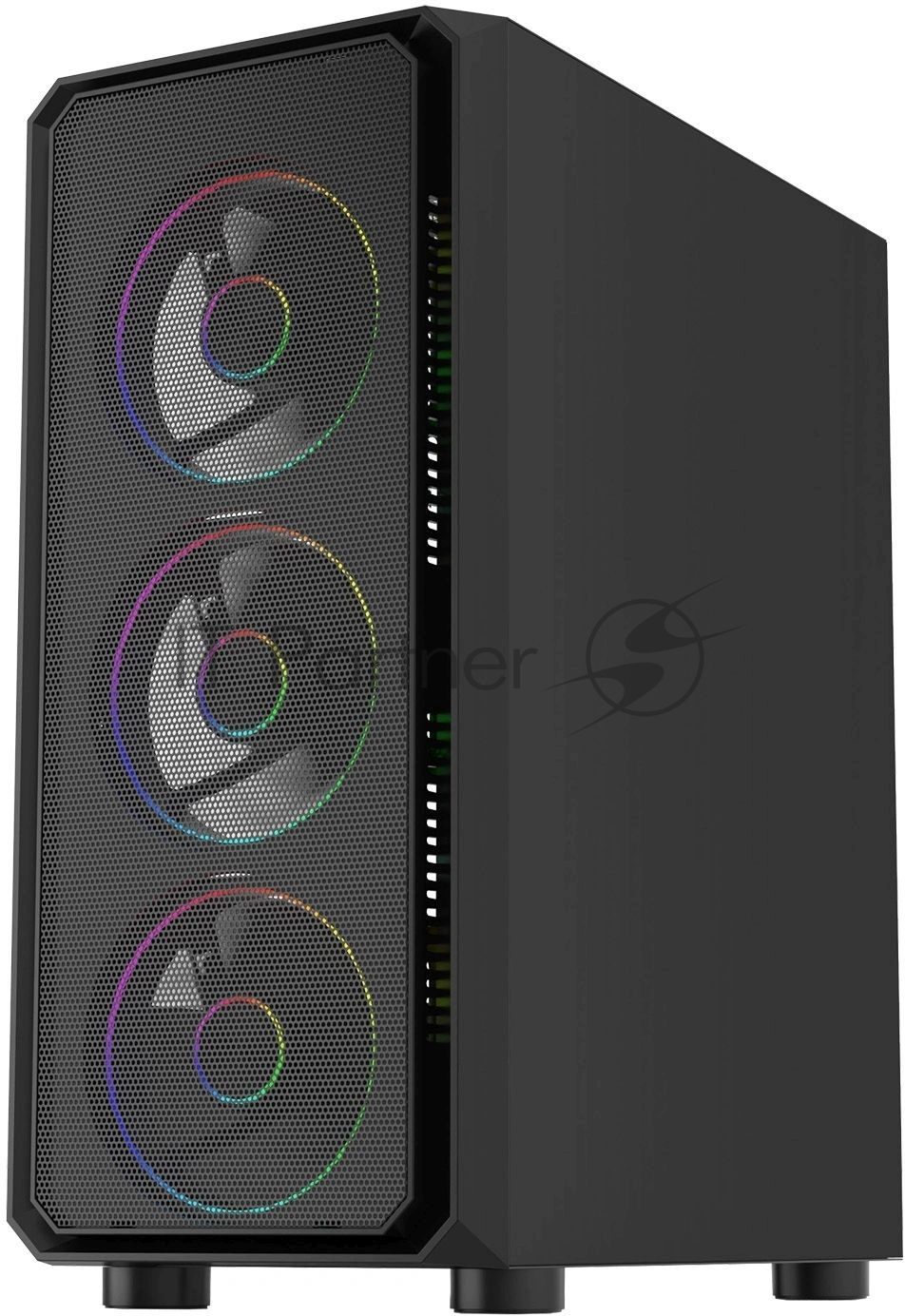 Корпус Bloody CC-126-BK, Midi-Tower, чёрный