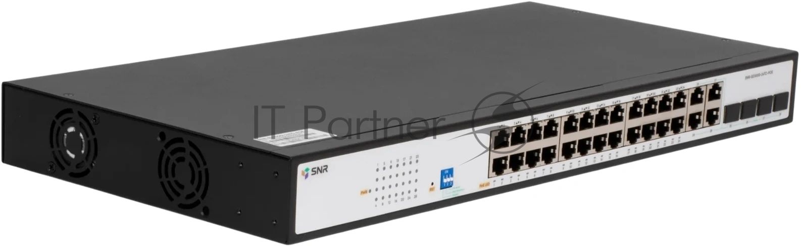 Коммутатор SNR SNR-S2300G-24TC-POE, 24×1 Гбит/с PoE + 4×1 Гбит/с Combo, управляемый