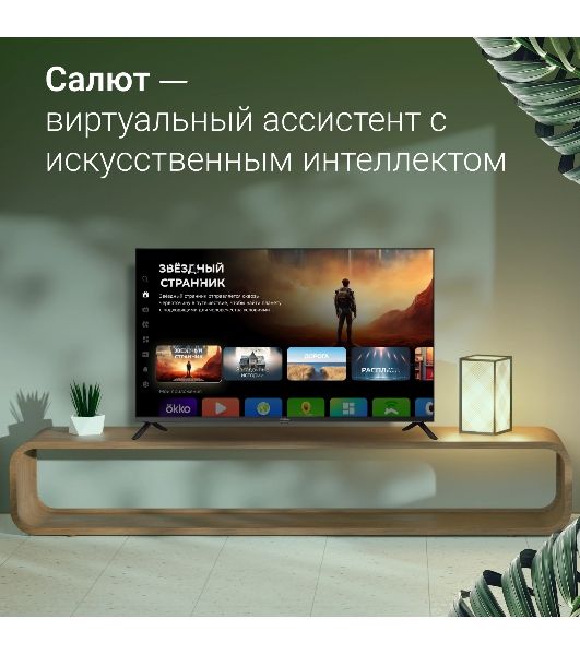 Телевизор Digma 43" DM-LED43SBB36 черный LED FHD 60Hz Салют ТВ