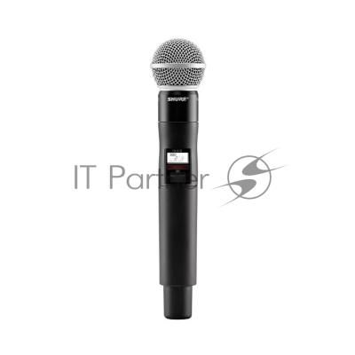 Цифровой ручной передатчик QLXD2 SHURE QLXD2/SM58=-G51 диапазон 470-534 МГц, динамический кардиоидный капсюль SM58, цвет чёрный Цифровой ручной передатчик QLXD2 SHURE QLXD2/SM58=-G51 диапазон 470-534 МГц, динамический кардиоидный капсюль SM58, цвет чёрный