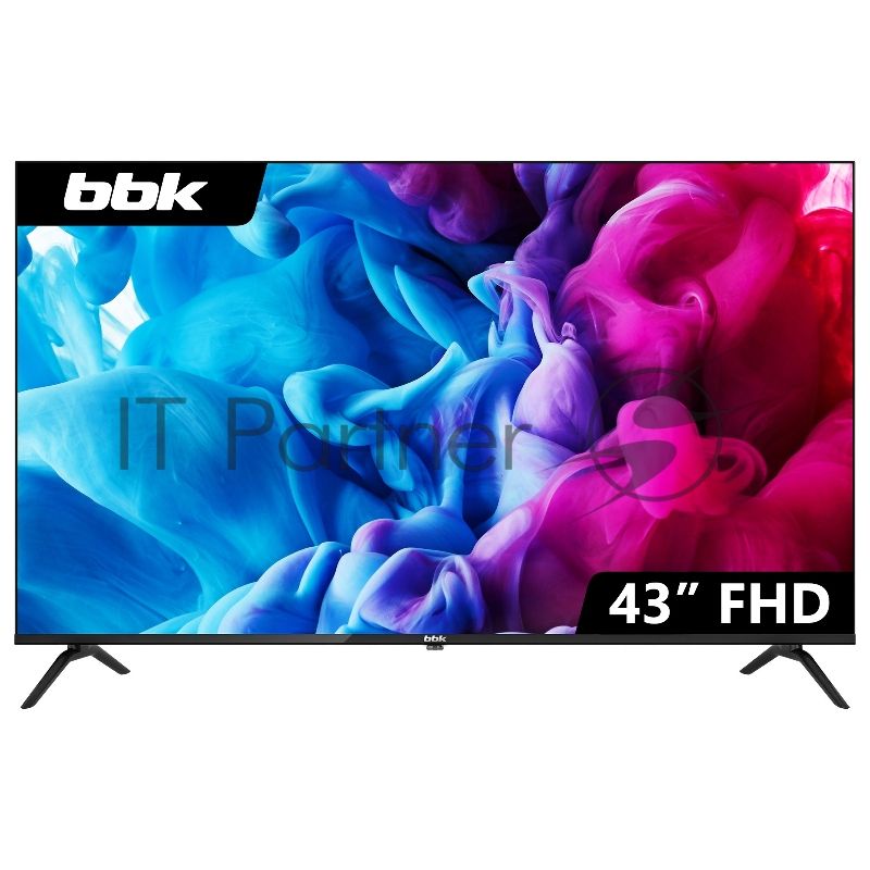 Телевизор BBK 43" 43LEM-1037/FTS2C черный LED FHD 60Hz