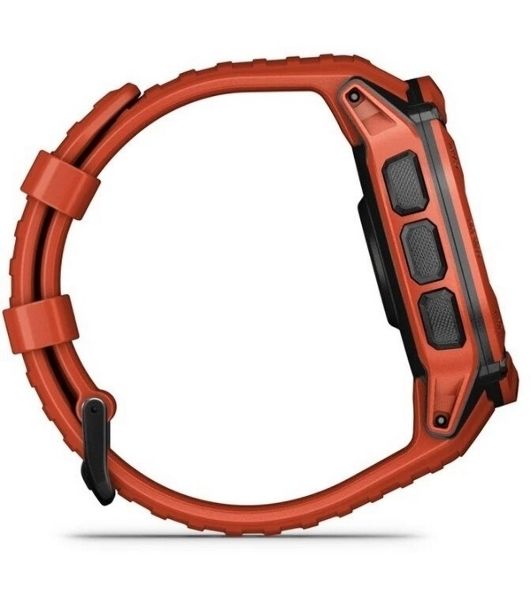 Умные часы Garmin Instinct 2X Solar, 1.0" MIP, 5G, Bluetooth, IPX7, красный