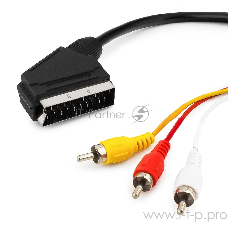 Кабель аудио/видео Gembird 1 x RCA x 3 (male)/1 x SCART (male), 1.8 м