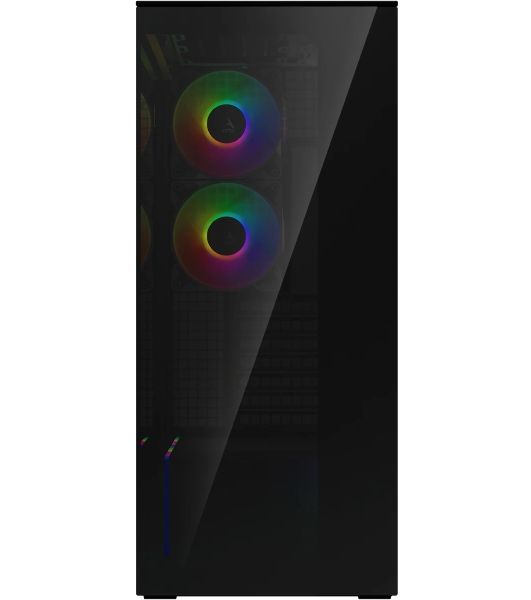 Корпус Arctic Xtender, Midi-Tower, чёрный, 3 x 140 мм, 2 x 120 мм