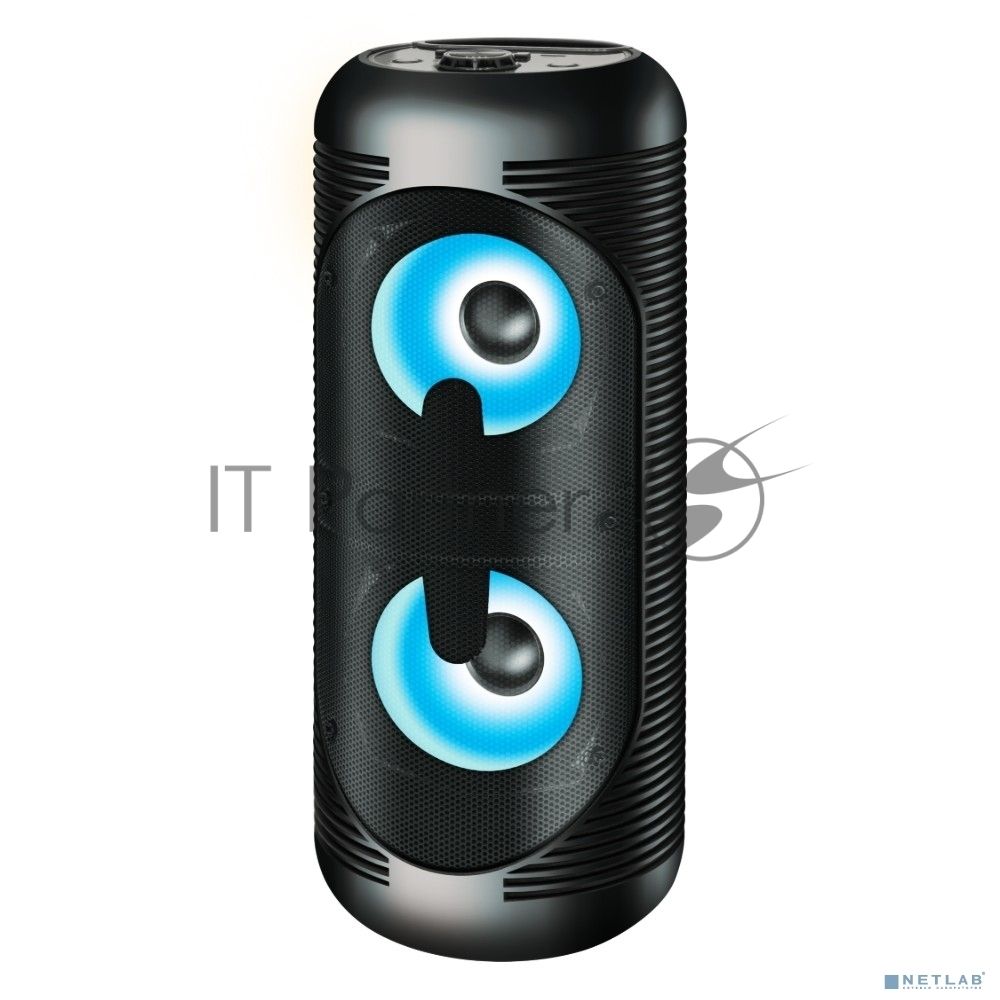 Акустическая система Ginzzu GM-210 Midi RGB/BT/USB/TF/FM/ДУ черный