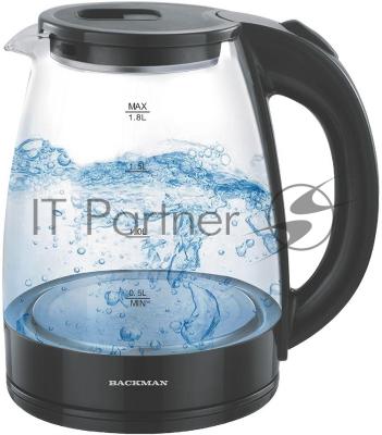 Чайник электрический BACKMAN BM-TEA 725 1,8 л, 2200 Вт