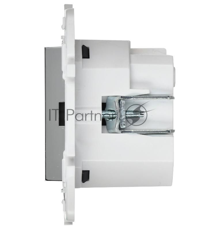 SKANDY Розетка с з/к/ш 16А с USB C 18Вт SK-R17N никель | SK-R14-16-U14-018-K50 | IEK