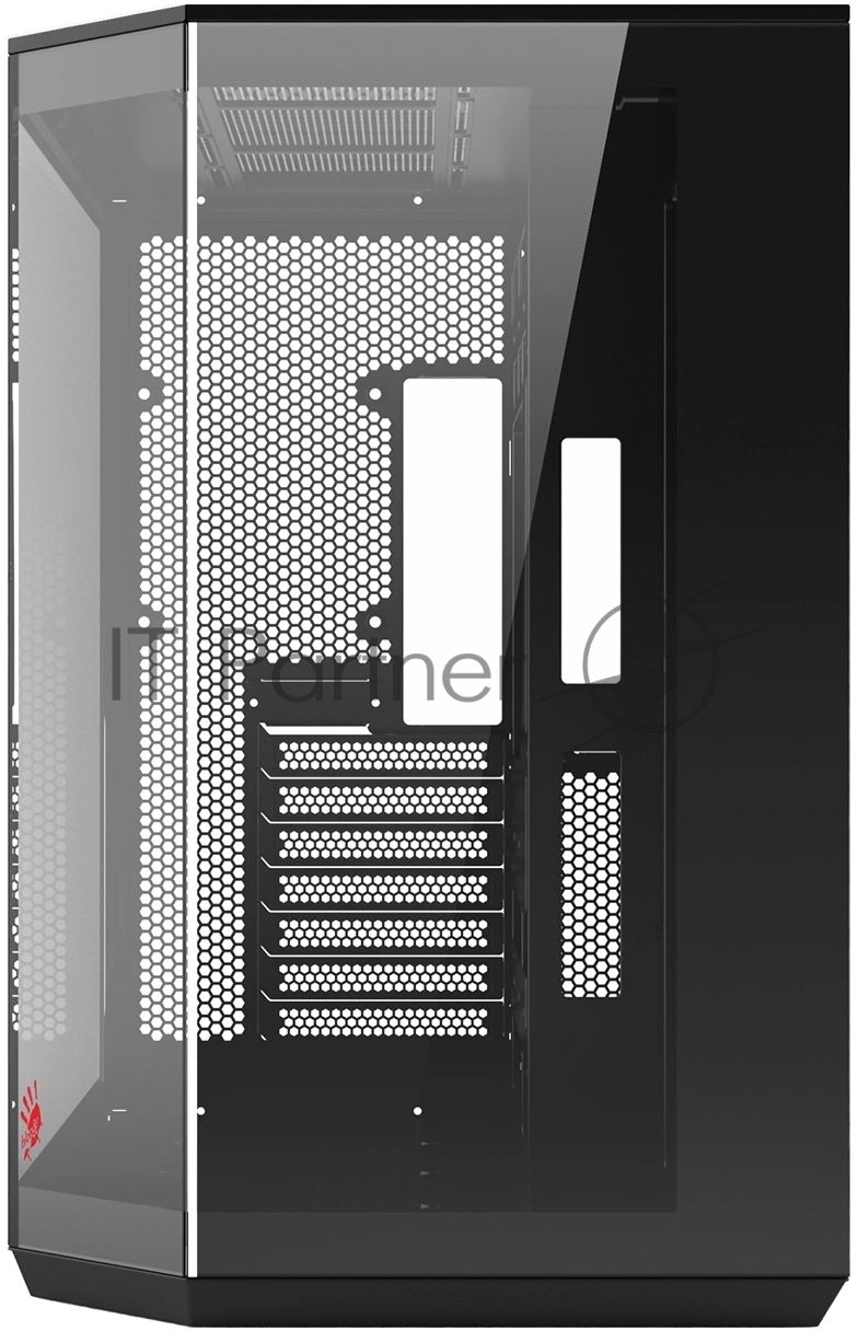 Компьютерный корпус Bloody BD-CC109 черный без БП ATX 10x120мм 2xUSB3.0 audio