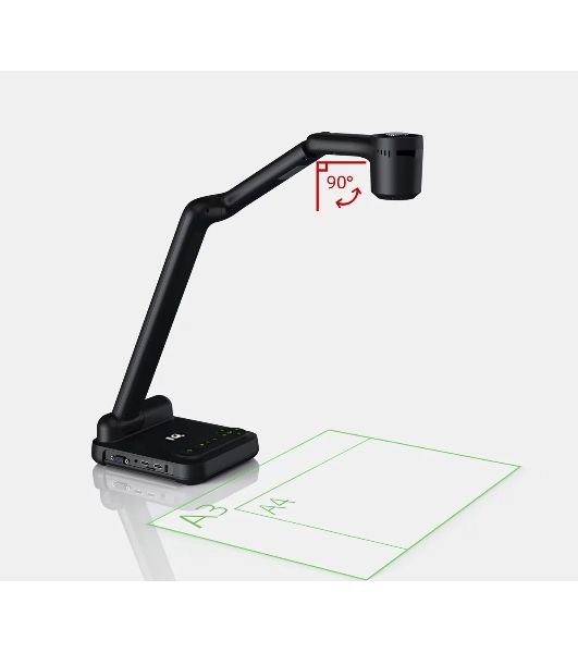 Документ-камера IQBoard [IQView E4521] 8 мегапикселей (разрешение 3840x2160), 10 digital zoom, интерфейсы: HDMI, VGA, USB 2.0, встроенное программное обеспечение без установки на ПК