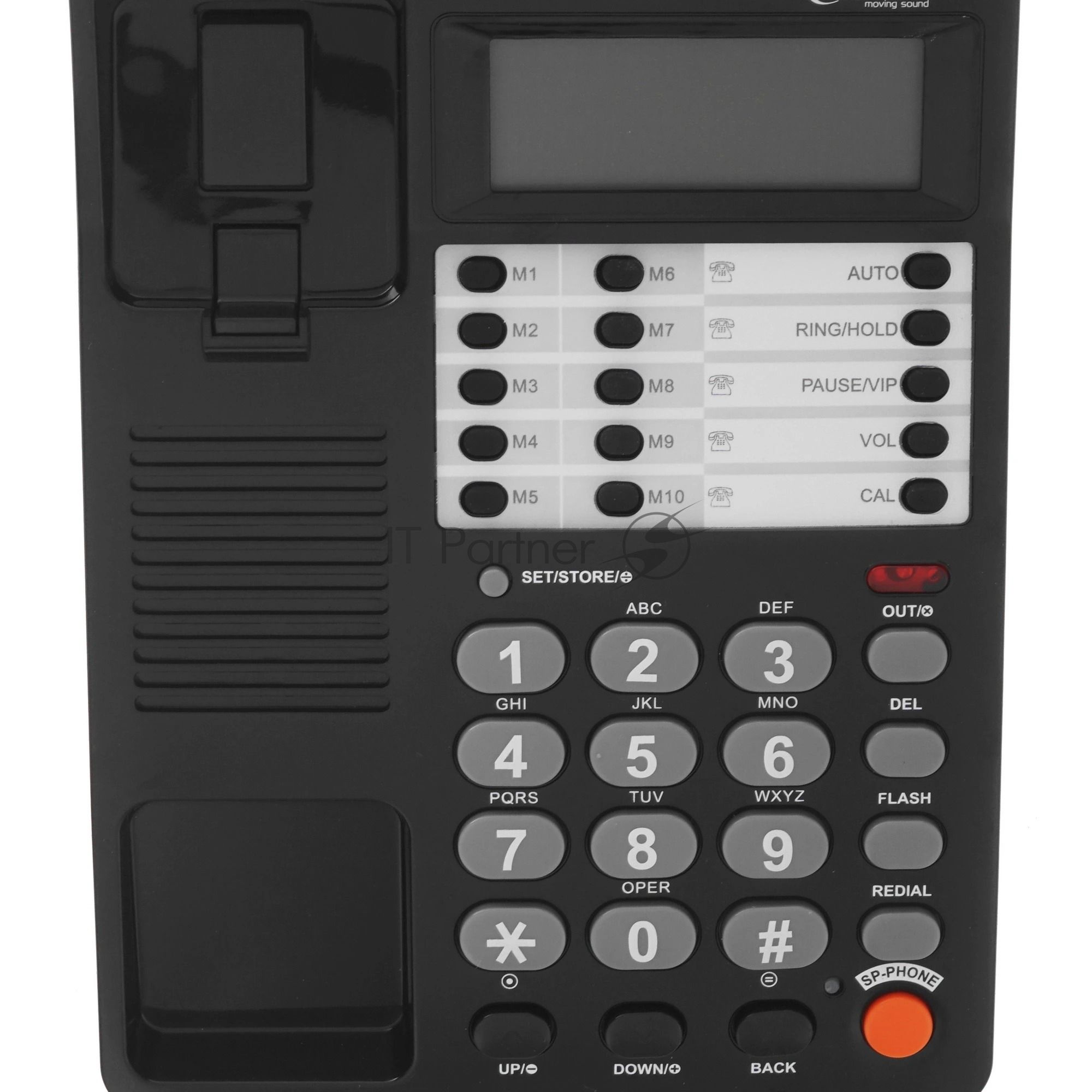 Телефон проводной Ritmix RT-495 черный