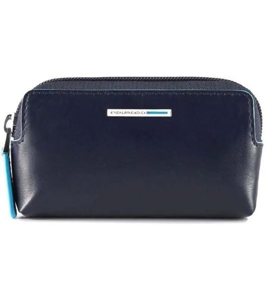 Ключница Piquadro Blue Square PC4216B2/BLU2, синий, натур.кожа