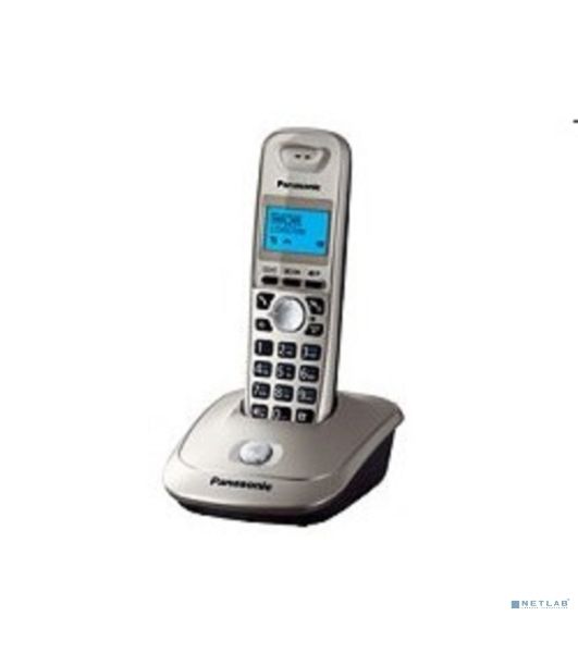 Телефон Panasonic KX-TG2511RUN (платиновый) АОН, Caller ID,спикерфон на трубке,переход в Эко режим одним нажатием