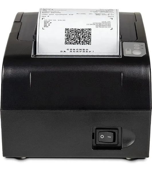 Онлайн-касса стационарная Атол 50319 FPrint-22ПТК черный, 200 мм/сек, без ФН