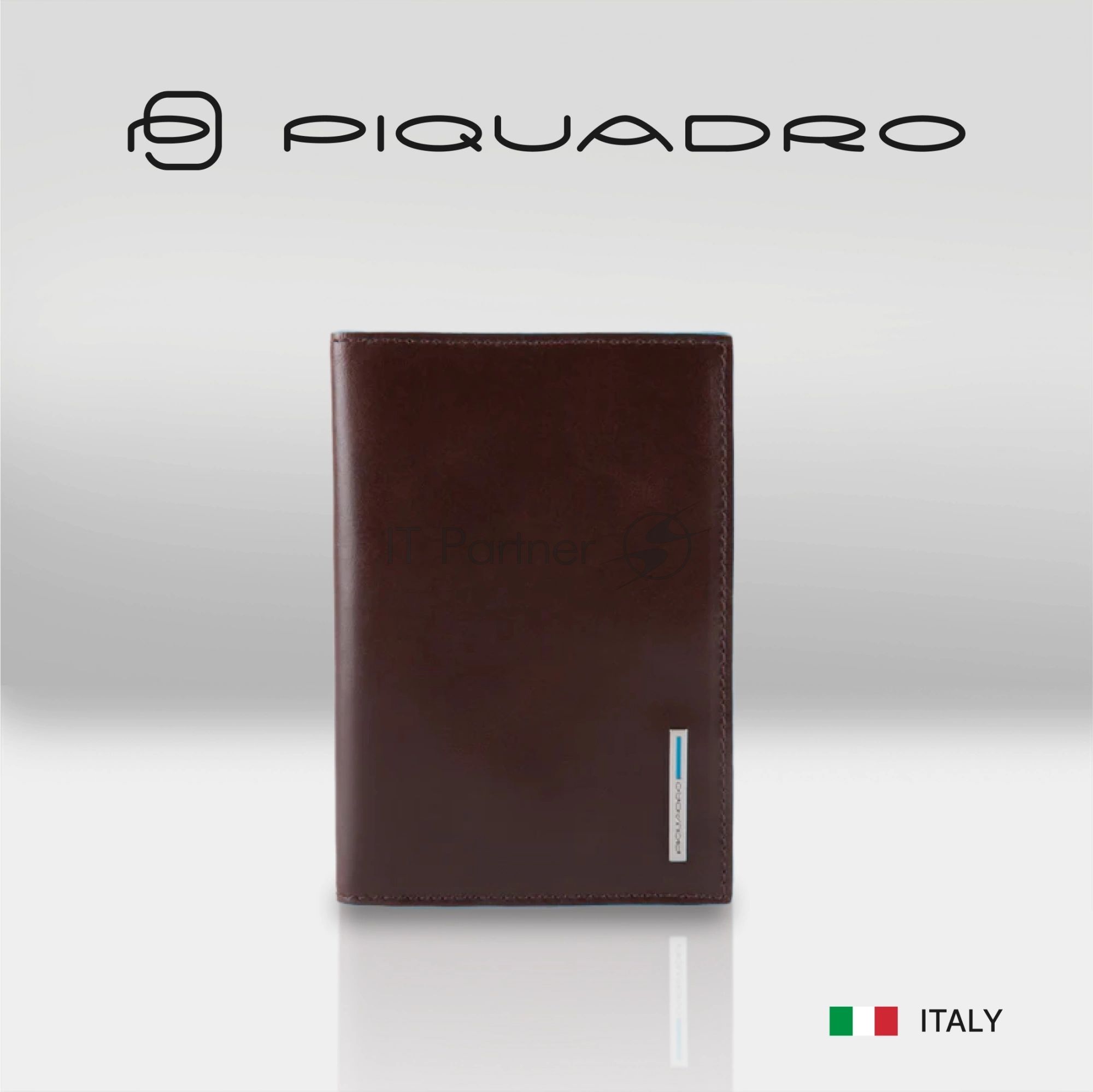 Обложка для паспорта Piquadro Blue Square PP5255B2/MO, коричневый, натур.кожа