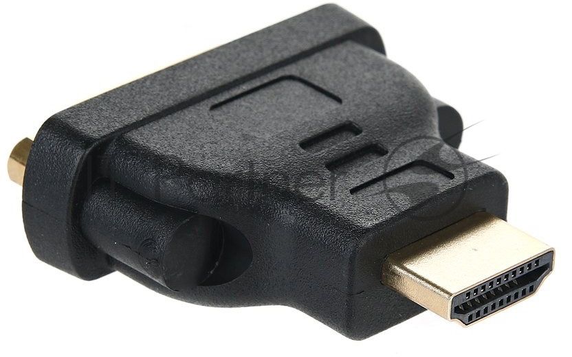 Переходник HDMI/DVI-D 19M/25F VCOM позолоченные контакты, VAD7819