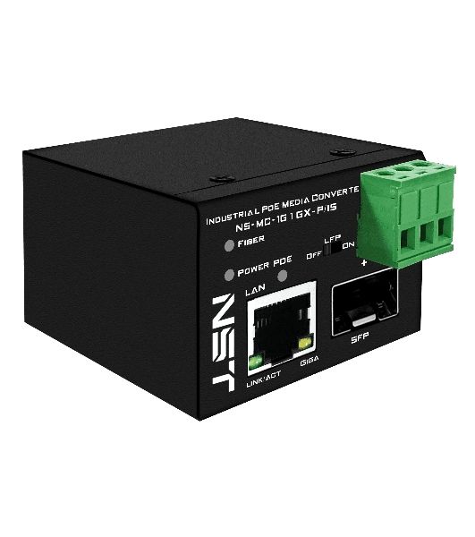 Промышленный компактный Ultra PoE медиаконвертер Gigabit Ethernet, SFP 1000Мбит/c, RJ45 10/100/1000Мбит/c, поддержка LFP. Порт PoE: до 90W (IEEE 802.3af/at/bt). Автоматическое определение PoE устройств. Суммарная мощность PoE - до 90W; Встроенная грозозащ